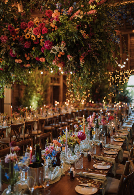 Colourful Flower Filled Barns At Redcaots Wedding Ayelle Photography 23