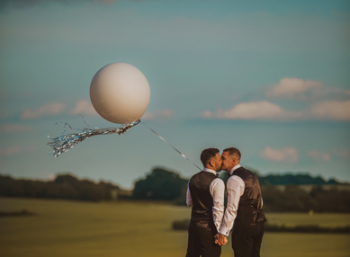 Fun Same Sex LGBTQIA Wedding At Barns At Redcoats 37