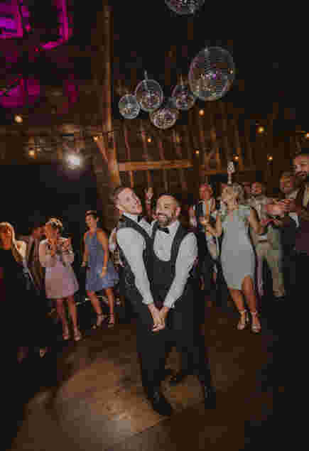 Fun Same Sex LGBTQIA Wedding At Barns At Redcoats 42