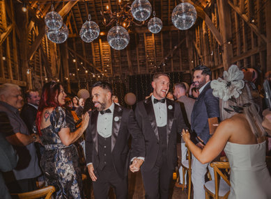 Fun Same Sex LGBTQIA Wedding At Barns At Redcoats 16