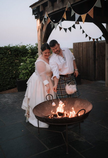 Colourful Flower Filled Barns At Redcaots Wedding Ayelle Photography 49