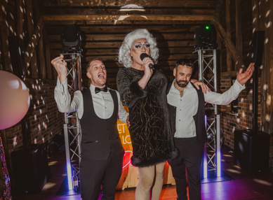 Fun Same Sex LGBTQIA Wedding At Barns At Redcoats 87