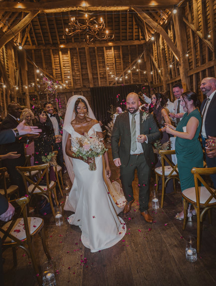 Winter White Wedding Barns At Redcoats Wardette Photos 2