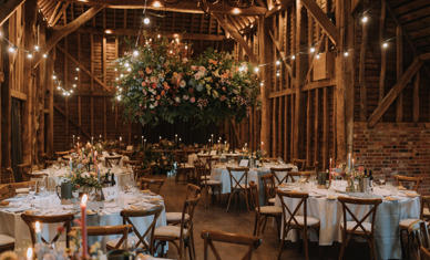 Pastel Wedding Barns At Redcoats Ayelle Photography 43