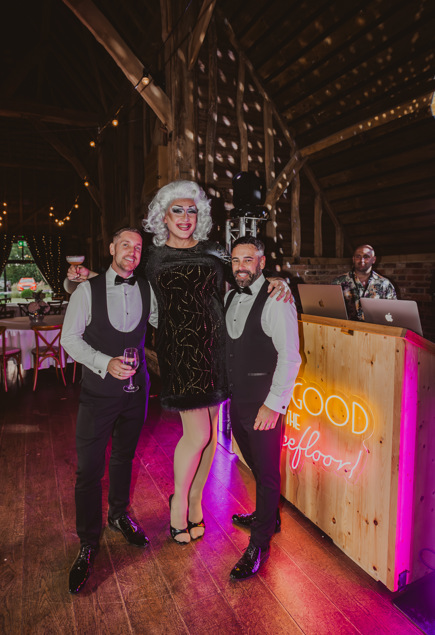 Fun Same Sex LGBTQIA Wedding At Barns At Redcoats 80