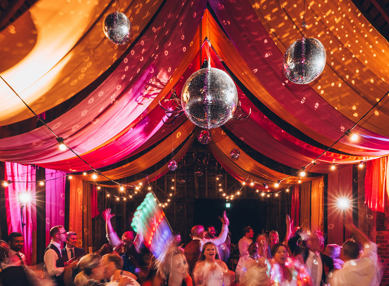 FH Vibrant Pink Orange Draped Barn Wedding Laura + Toby Erica Hawkins 29