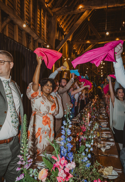Rainbow Wedding Barns At Redcoats Wardette 44