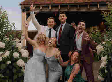 Pastel Wedding Barns At Redcoats Ayelle Photography 47