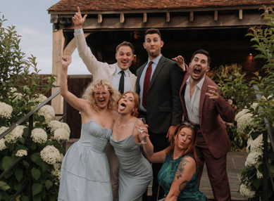 Pastel Wedding Barns At Redcoats Ayelle Photography 47