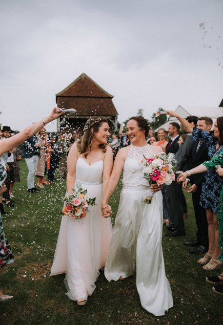 Barns At Redcoats LGBTQIA Wedding Ayelle Photography 9