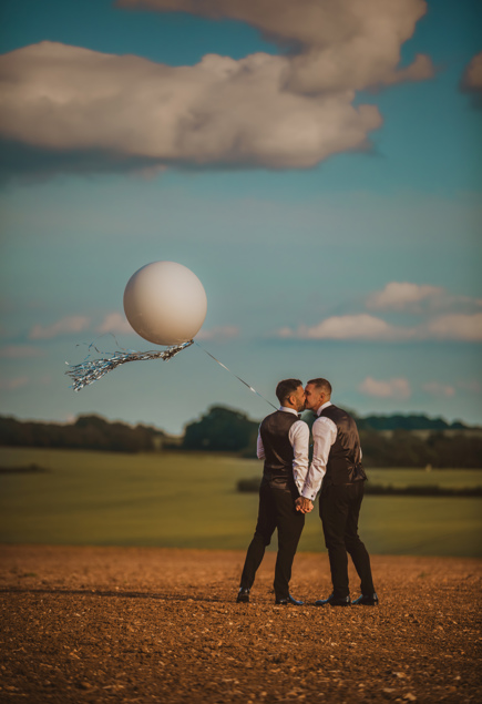 Fun Same Sex LGBTQIA Wedding At Barns At Redcoats 37